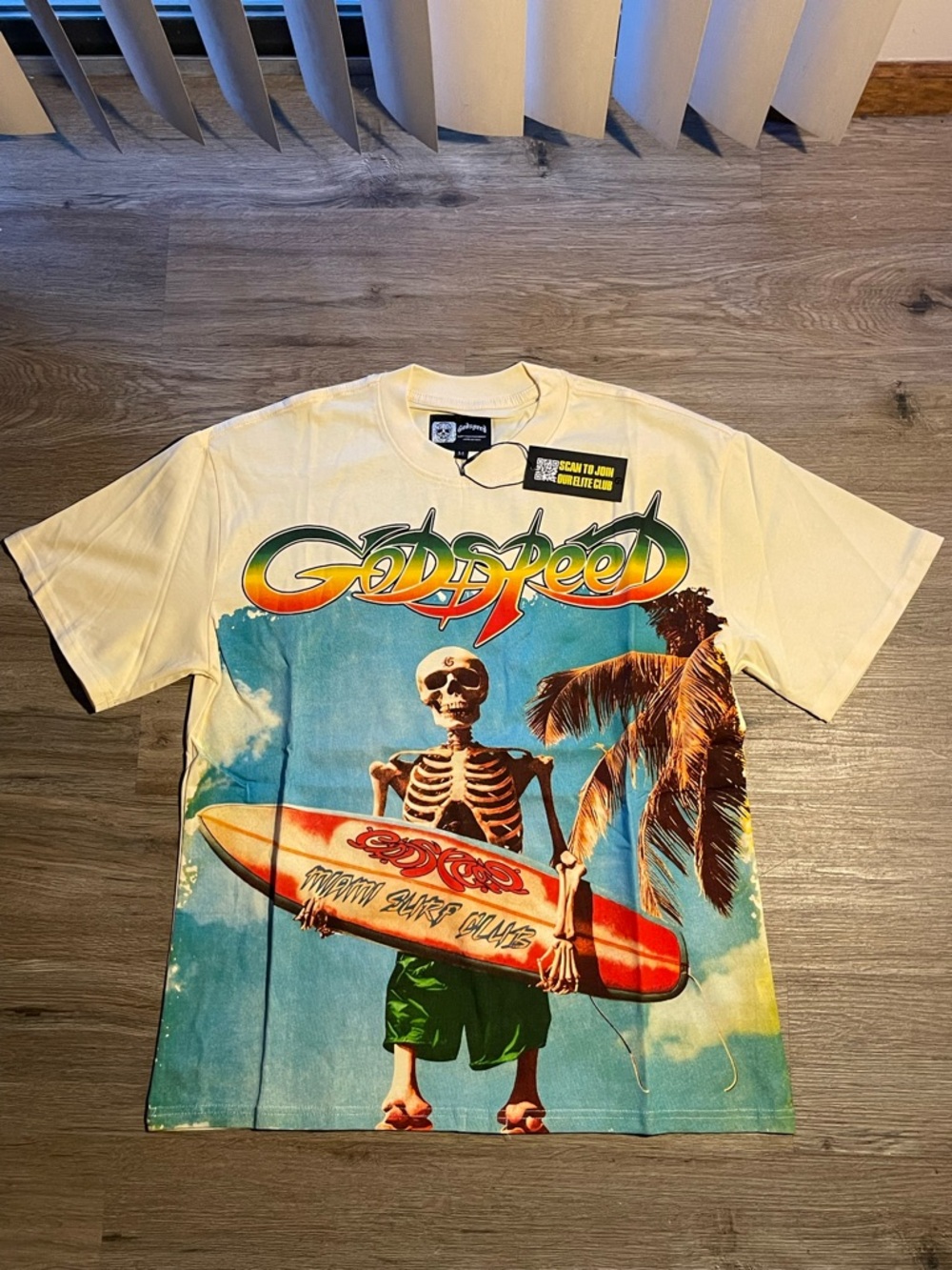 Godspeed Graphic Short Sleeve Tee - Yellow/Multicolor